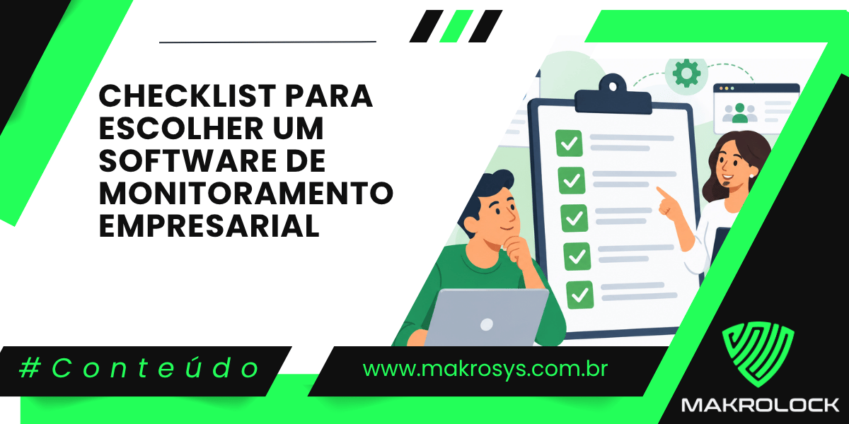 Checklist para escolher um software de monitoramento empresarial